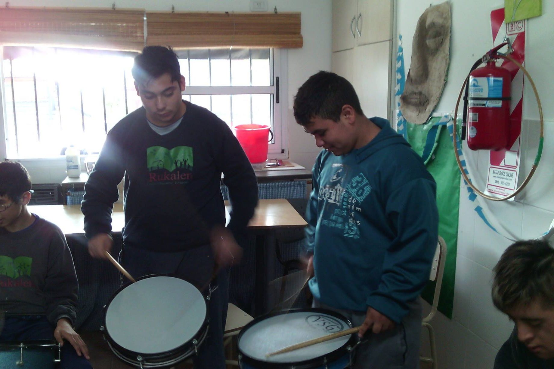 Percusión en Rukalen